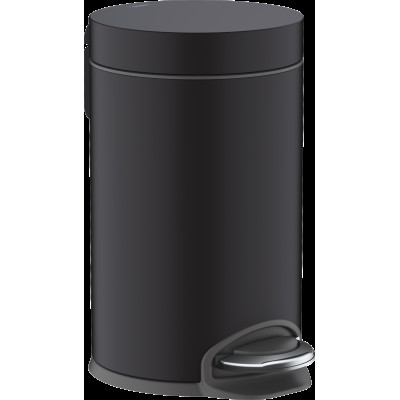 AddStoris Відро для сміття 3L Matt Black (41775670)