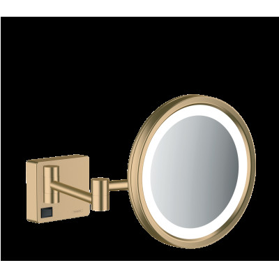 AddStoris Дзеркало для гоління з LED освітленням Brushed Bronze (41790140)