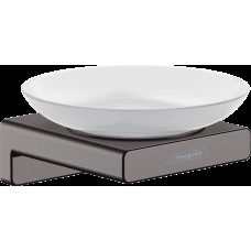 AddStoris Мыльница подвесная Brushed Black/стекло (41746340)