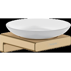 AddStoris Мыльница подвесная Brushed Bronze/стекло (41746140)