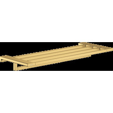 AddStoris Поличка для рушників із тримачем 63.0/64.8 x 24.8 см Polished Gold Optic (41751990)