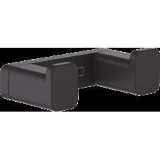 AddStoris Крючок двойной 3.6х1.6 x 6.6 см Matt Black (41755670)
