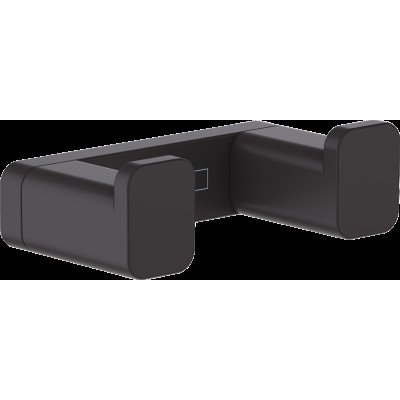 AddStoris Крючок двойной 3.6х1.6 x 6.6 см Matt Black (41755670)