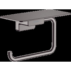 AddStoris Держатель бумаги с полкой Brushed Black (41772340)