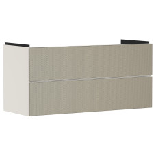 Тумба під умивальник Xevolos E 1180/475 з 2-ма шухлядами, Sand Matt Beige/Front Patterned Bronze (54185390)