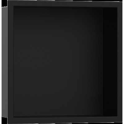 XtraStoris Original Настінна ніша з інтегрованою рамкою 30х30х10см Matt Black (56061670)