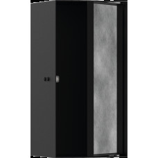 XtraStoris Rock Настінна ніша з дверцятами 30х15х14см Matt Black (56088670)