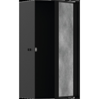 XtraStoris Rock Настенная ниша с дверцей 30х15х14см Matt Black (56088670)