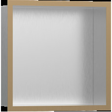 XtraStoris Individual BSS Настінна ніша з рамкою 30х30х10см Brushed Bronze (56097140)
