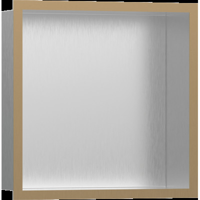 XtraStoris Individual BSS Настінна ніша з рамкою 30х30х10см Brushed Bronze (56097140)