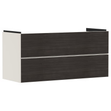 Тумба під умивальник Xevolos E 1180/475 з 2-ма шухлядами, Sand Matt Beige/Front Dark Oak (54185730)
