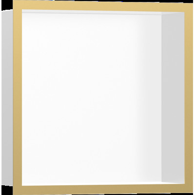 XtraStoris Individual MW Настенная ниша с рамкой 30х30х10см Polished Gold Optic (56099990)