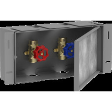 XtraStoris Safe Настінна ніша з дверцятами і вентилями 30х15х10см Stainless Steel Optic (560100800)