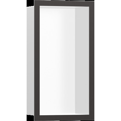 XtraStoris Individual MW Настінна ніша з рамкою 30х15х10см Brushed Black Chrome (56096340)
