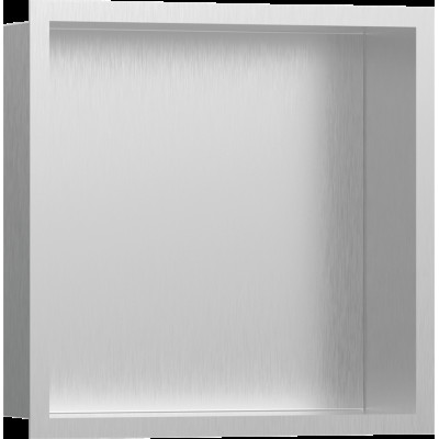 XtraStoris Individual BSS Настенная ниша с рамкой 30х30х10см Brushed Stainless Steel (56097800)