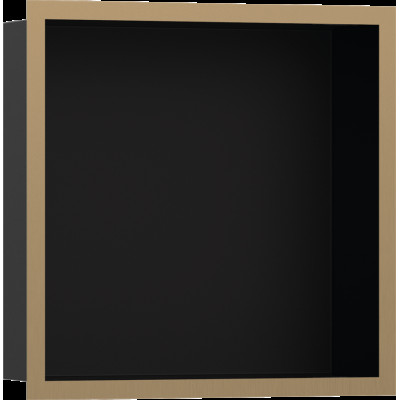 XtraStoris Individual MB Настенная ниша с рамкой 30х30х10см Brushed Bronze (56098140)