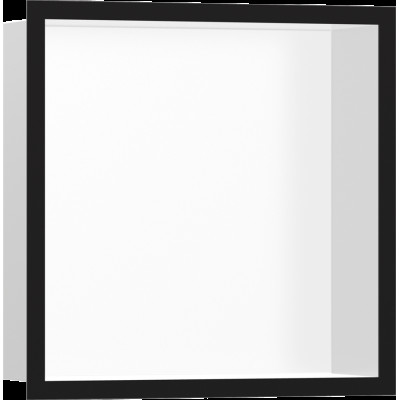 XtraStoris Individual MW Настенная ниша с рамкой 30х30х10см Matt Black (56099670)