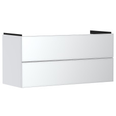 Тумба під умивальник Xevolos E 1180/475 з 2-ма шухлядами, Matt White/Front Metallic White (54184320)