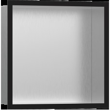XtraStoris Individual BSS Настінна ніша з рамкою 30х30х10см Matt Black (56097670)
