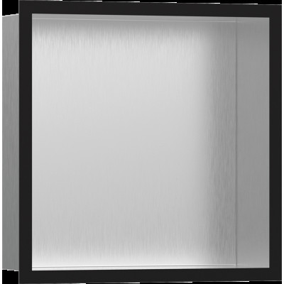 XtraStoris Individual BSS Настінна ніша з рамкою 30х30х10см Matt Black (56097670)