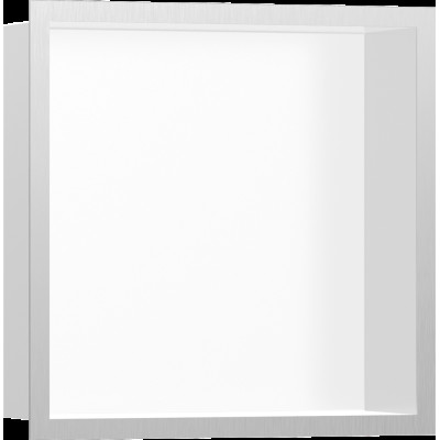 XtraStoris Individual MW Настінна ніша з рамкою 30х30х10см Brushed Stainless Steel (56099800)