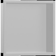 XtraStoris Original Настінна ніша з інтегрованою рамкою 30х30х10см Stainless Steel Optic (56061800)