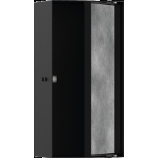XtraStoris Rock Настінна ніша з дверцятами 30х15х10см Matt Black (56082670)