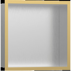 XtraStoris Individual BSS Настінна ніша з рамкою 30х30х10см Polished Gold Optic (56097990)