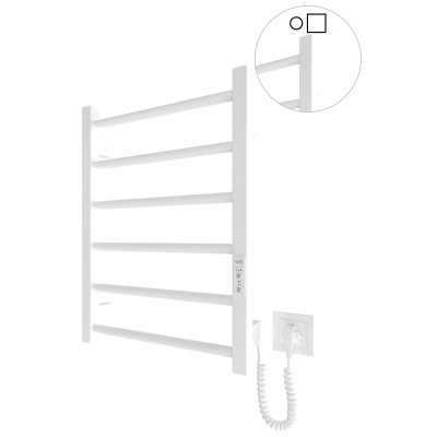 Електрична рушникосушарка HF Leeds 570x430 білий мат