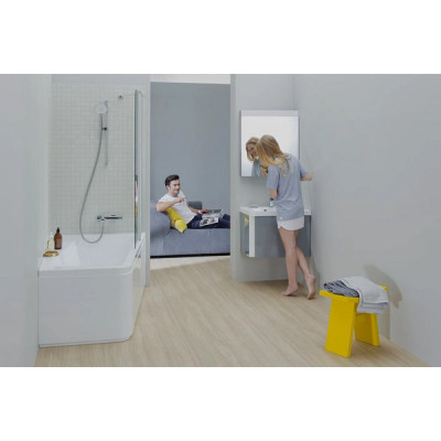 Шторка для ванны двухэлементная 10CVS2-100 R Transparent, (7QRA0103Z1) RAVAK Шторка для ванны двухэлементная 10CVS2-100 R Transparent, (7QRA0103Z1) RAVAK