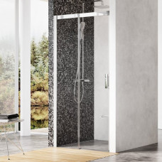 Душевые двери двухэлементные MSD2-110 L Transparent, (0WLD0C00Z1) RAVAK