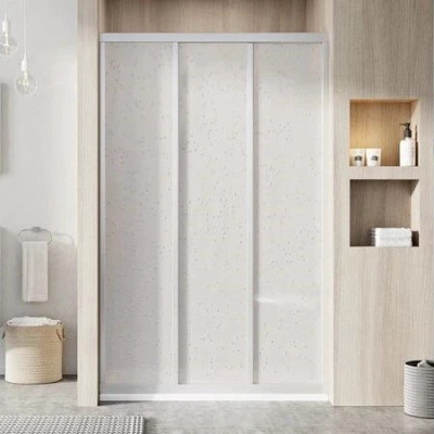 Душевые двери трехэлементные ASDP3-100 1980 Pearl White RAVAK