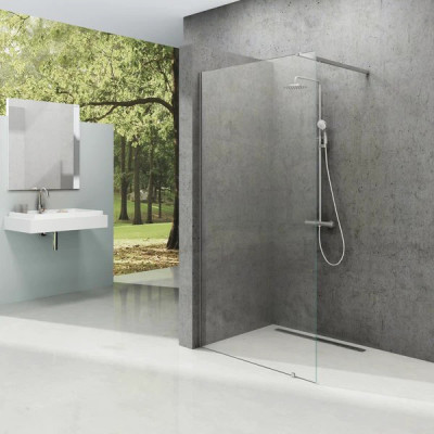 Душевая стенка неподвижная одноэлементная Walk In Wall-80 v.200 Transparent, RAVAK