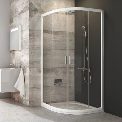 Душевая кабина полукруглая BLIX BLCP4-90 Transparent, (3B270100Z1) RAVAK