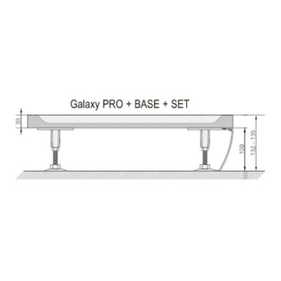 Панель душового піддона GIGANT PRO 120x90 SET L, RAVAK Панель душового піддона GIGANT PRO 120x90 SET L, RAVAK