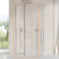 Душевая дверь двухэлементная CHROME CRV2-110 Transparent, (1QVD0C00Z1) RAVAK