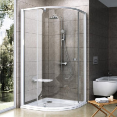 Душевая кабина полукруглая PIVOT PSKK3-90 Transparent, (37677100Z1) RAVAK