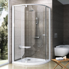 Душевая кабина полукруглая PIVOT PSKK3-90 Transparent, (37677101Z1) RAVAK