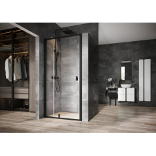 Душевые двери NDOP2 110 Transparent Black RAVAK