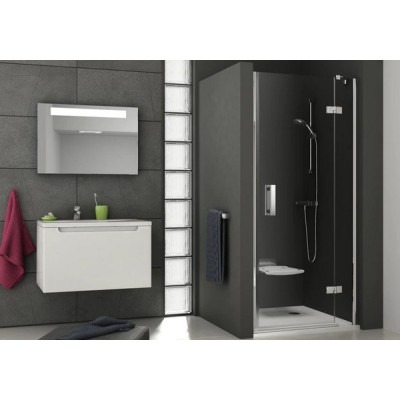 Душевые двери двухэлементные SMARTLINE SMSD2-100 BR Transparent, RAVAK Душевые двери двухэлементные SMARTLINE SMSD2-100 BR Transparent, RAVAK