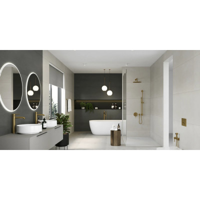 Душова система 7 в 1 Bozz 38736N076 Brushed gold Kludi Душова система 7 в 1 Bozz 38736N076 Brushed gold Kludi