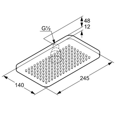Верхний душ DN 15 A-QA (4940205-00), Kludi Верхний душ DN 15 A-QA (4940205-00), Kludi