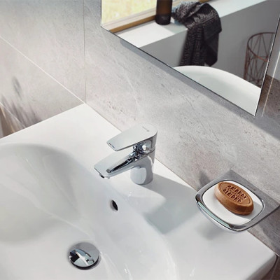 Смеситель для умывальника 75 DN 15 Pure&Style (400280575), Kludi, Смеситель для умывальника 75 DN 15 Pure&Style (400280575), Kludi,