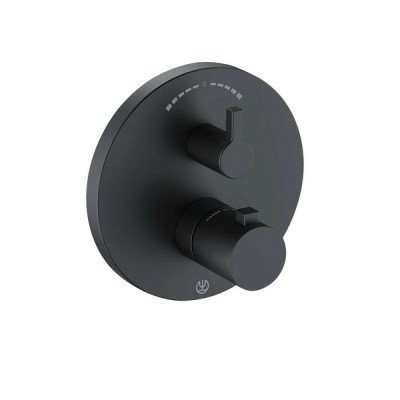 Змішувач Nova Fonte Puristic 208303915 чорний Kludi