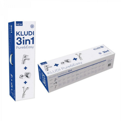 Набор смесителей 3 в 1 Pure&Easy (376850565), Kludi Набор смесителей 3 в 1 Pure&Easy (376850565), Kludi