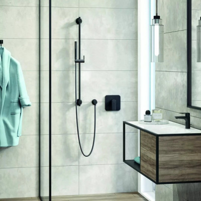 Смеситель для умывальника 75 DN 15 Pure&Style 403823975 черный Kludi Смеситель для умывальника 75 DN 15 Pure&Style 403823975 черный Kludi