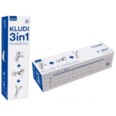 Набор смесителей 3 в 1 Pure&Easy (378450565), Kludi
