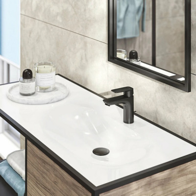 Змішувач для умивальника 100 DN 15 Pure&Style 402903975 чорний Kludi Змішувач для умивальника 100 DN 15 Pure&Style 402903975 чорний Kludi