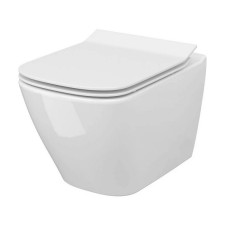Подвесной унитаз City CleanOn с крышкой Slim дюропласт soft close SZCZ1002353121 Cersanit