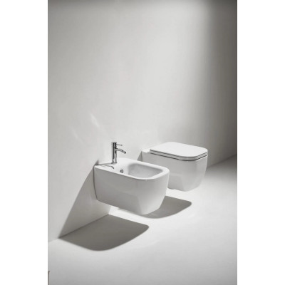 Кришка для унітаза HE 004 Henges soft-close Glossy white SIMAS